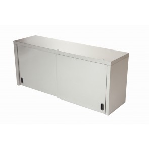 Dulap de perete cu usi glisante, polita intermediara, inox, dimensiuni: 1200x400x600h mm
