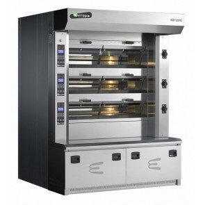 Cuptor electric pe vatra pentru panificatie, structura din inox, putere 80800W