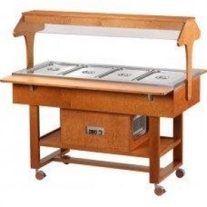 Bufet refrigerat, temperatura de lucru +2°C/+10°C