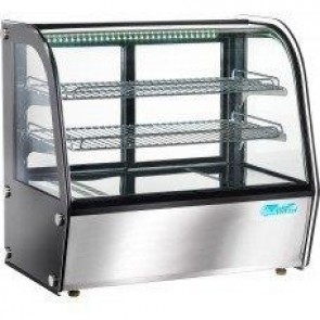 Vitrina calda cu 2 polite, temperatura de lucru +30°C/+90°C, structura inox, putere 1100 W, alimentare 220V