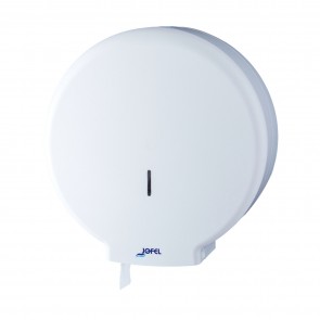 Dispenser hartie, rola mare, potrivit pentru rulouri de pana la 500 m, alb