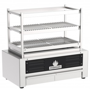 Gratar traditional japonez pe carbuni Robatayaki, putere termica 1.8kW, temperatura 250°C