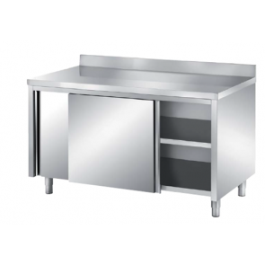 Masa-dulap, deschidere pe o parte, inox, dimensiune (LxlxH mm): 1800x700x850