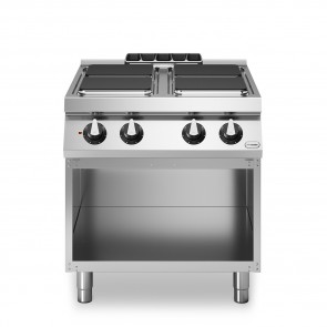 Masina de gatit, electrica, 4 plite patrate, baza deschisa, putere electrica totala 10400W