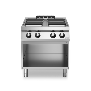 Masina de gatit, electrica, 4 plite rotunde, baza deschisa, putere electrica totala 16000W