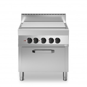 Masina de gatit cu plita unica, electrica, cuptor electric ventilat, putere electrica totala 13960W