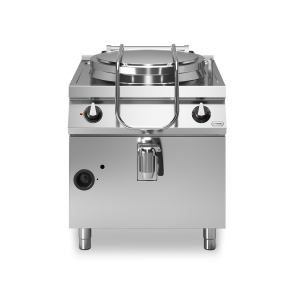 Marmita, alimentare gaz, incalzire directa, dimensiuni cuva Ø596x405hmm, capacitate 100 litri