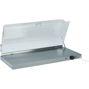 Plan cald cu suprafata din inox si capac tip cupola din plexiglas, electric, putere 450W