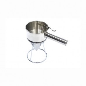 Dozator de Aluat - 1,3 L - Oțel Inoxidabil - cu Buton de Dozare